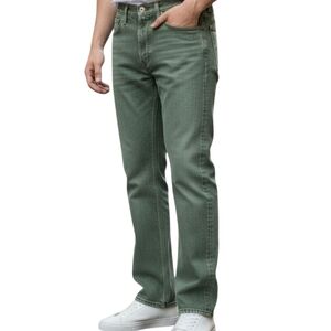 Vintage Wrangler Green Denim Straight Leg Jeans - Made in USA